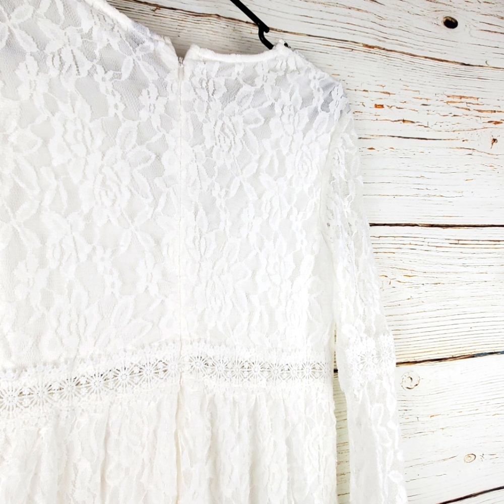 Shein Lace A Line Dress - Picture 5 of 7